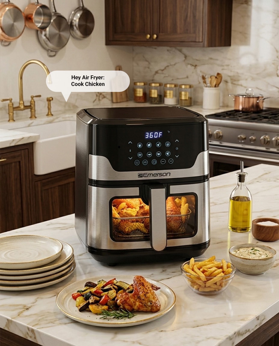 SmartVoice air fryer